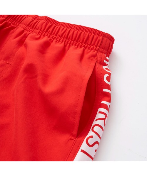 RUSTY（ラスティ）の「RUSTY/ラスティ 子供用 ショートパンツ 水陸両用 ブランド ロゴ刺繍 スポーティーサーフトランクス 水着（水着・キッズ・ネイビー/グリーン/レッド/ロイヤルブルー/ブラック・130cm/140cm/160cm/150cm）」の19枚目の写真