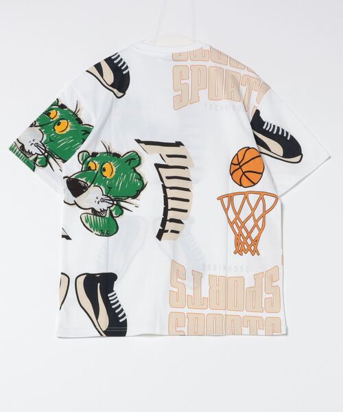 PUMA（プーマ）の「PUMA プーマ ユニセックス  スーパー プーマ MX AOP 半袖 Tシャツ（Tシャツ/カットソー・メンズ・ホワイト/グリーン/ブラック・LARGE/MEDIUM/X-SMALL/X-LARGE/SMALL）」の6枚目の写真