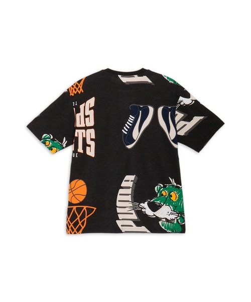 PUMA（プーマ）の「PUMA プーマ ユニセックス  スーパー プーマ MX AOP 半袖 Tシャツ（Tシャツ/カットソー・メンズ・ホワイト/グリーン/ブラック・LARGE/MEDIUM/X-SMALL/X-LARGE/SMALL）」の4枚目の写真