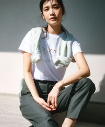 23区（ニジュウサンク）の「【UVカット/洗える】CA ME PLAIT ロゴTシャツ（Tシャツ/カットソー）」