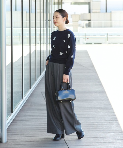 BEAMS HEART（ビームスハート）の「星柄 クルーネックニット（ニット