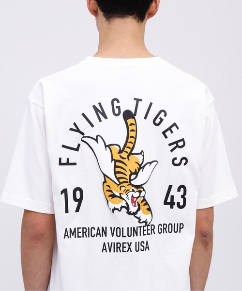 《WEB限定》'FLYINGTIGER' T-SHIRT / フライングタイガー Tシャツ / AVIREX / アヴィレックス（Tシャツ/カットソー）｜AVIREX（アヴィレックス）