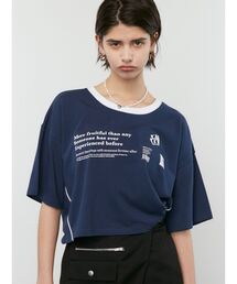 EMODA | ボックスパイピングTシャツ(Tシャツ/カットソー)