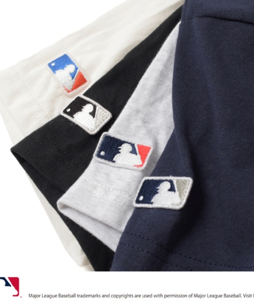 GLAZOS(グラソス)の「【大人向けサイズあり】【MLB】チームロゴプリント半袖Tシャツ(Tシャツ/カットソー・キッズ・ホワイト/オートミール/ネイビー/ブラック・140cm/150cm/160cm/170cm)」の12枚目の写真