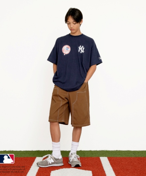 GLAZOS(グラソス)の「【大人向けサイズあり】【MLB】チームロゴプリント半袖Tシャツ(Tシャツ/カットソー・キッズ・ホワイト/オートミール/ネイビー/ブラック・140cm/150cm/160cm/170cm)」の22枚目の写真