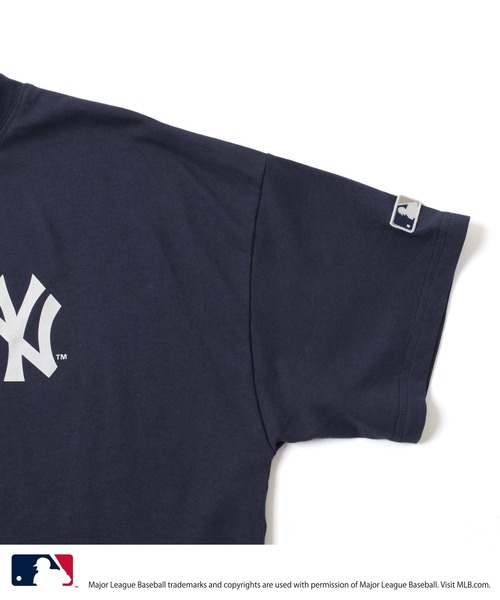 GLAZOS(グラソス)の「【大人向けサイズあり】【MLB】チームロゴプリント半袖Tシャツ(Tシャツ/カットソー・キッズ・ホワイト/オートミール/ネイビー/ブラック・140cm/150cm/160cm/170cm)」の16枚目の写真