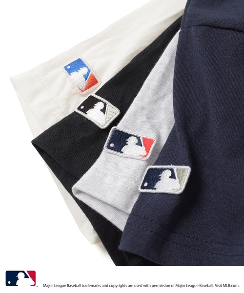 GLAZOS(グラソス)の「【大人向けサイズあり】【MLB】チームロゴプリント半袖Tシャツ(Tシャツ/カットソー・キッズ・ホワイト/オートミール/ネイビー/ブラック・140cm/150cm/160cm/170cm)」の18枚目の写真