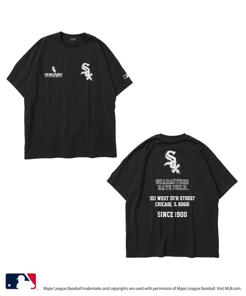 GLAZOS(グラソス)の「【大人向けサイズあり】【MLB】チームロゴプリント半袖Tシャツ(Tシャツ/カットソー・キッズ・ホワイト/オートミール/ネイビー/ブラック・140cm/150cm/160cm/170cm)」の21枚目の写真