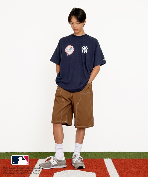 GLAZOS(グラソス)の「【大人向けサイズあり】【MLB】チームロゴプリント半袖Tシャツ(Tシャツ/カットソー・キッズ・ホワイト/オートミール/ネイビー/ブラック・140cm/150cm/160cm/170cm)」の14枚目の写真