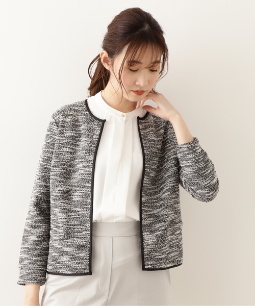 セール/ブランド古着】ノーカラージャケット（ノーカラージャケット  