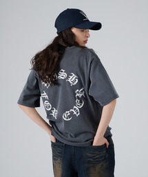 PIGMENT CIRCLE LOGO BACK PRINT T/ピグメントサークルロゴバックプリントT
