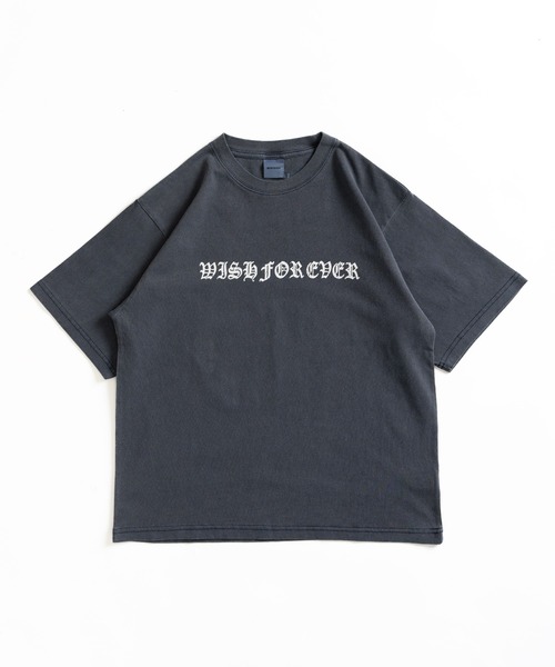 WISH FOR EVER(ウィッシュフォーエバー)の「PIGMENT CIRCLE LOGO BACK PRINT T/ピグメントサークルロゴバックプリントT(Tシャツ/カットソー・メンズ・ネイビー/アイボリー/ブラック・LARGE/MEDIUM)」の11枚目の写真