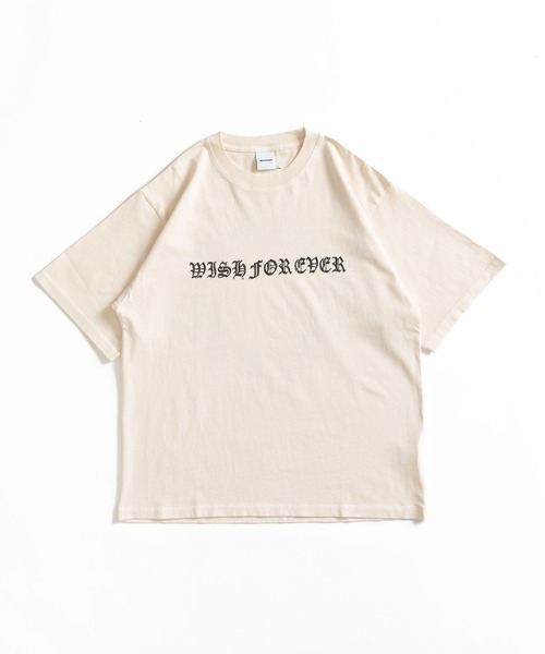 WISH FOR EVER(ウィッシュフォーエバー)の「PIGMENT CIRCLE LOGO BACK PRINT T/ピグメントサークルロゴバックプリントT(Tシャツ/カットソー・メンズ・ネイビー/アイボリー/ブラック・LARGE/MEDIUM)」の8枚目の写真