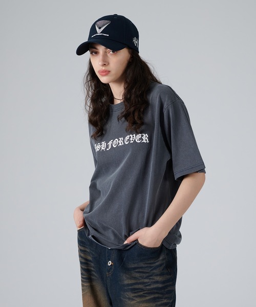 WISH FOR EVER(ウィッシュフォーエバー)の「PIGMENT CIRCLE LOGO BACK PRINT T/ピグメントサークルロゴバックプリントT(Tシャツ/カットソー・メンズ・ネイビー/アイボリー/ブラック・LARGE/MEDIUM)」の18枚目の写真