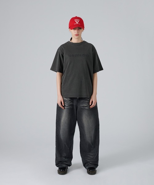 WISH FOR EVER(ウィッシュフォーエバー)の「PIGMENT CIRCLE LOGO BACK PRINT T/ピグメントサークルロゴバックプリントT(Tシャツ/カットソー・メンズ・ネイビー/アイボリー/ブラック・LARGE/MEDIUM)」の20枚目の写真