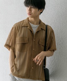 SENSE OF PLACE by URBAN RESEARCH（センスオブプレイスバイアーバンリサーチ）の「『ユニセックス』ダブルポケットオープンカラーレースシャツ（シャツ/ブラウス・メンズ）」