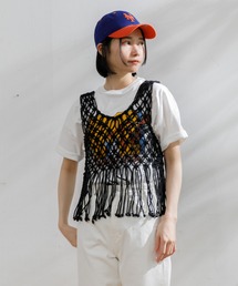 ハンドメイドマクラメビスチェ