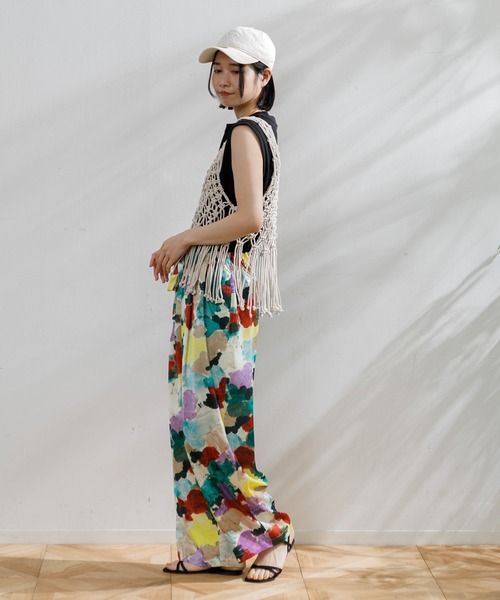 AMERICAN RAG CIE(アメリカンラグシー)の「ハンドメイドマクラメビスチェ(キャミソール・レディース・ナチュラル/ブラック・FREE)」の14枚目の写真