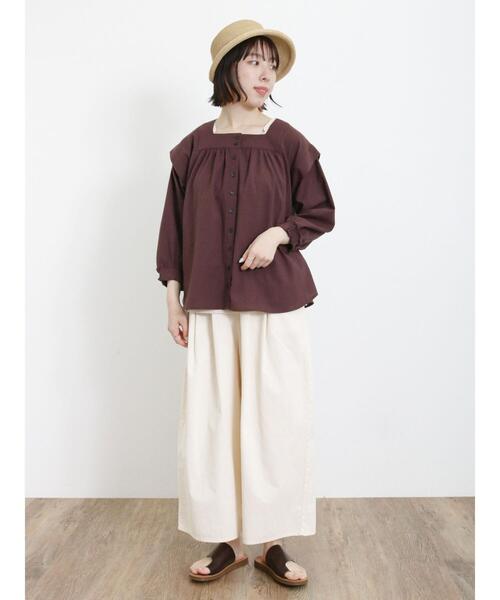 Samansa Mos2（サマンサ モスモス）の「柄アソートスクエアネック