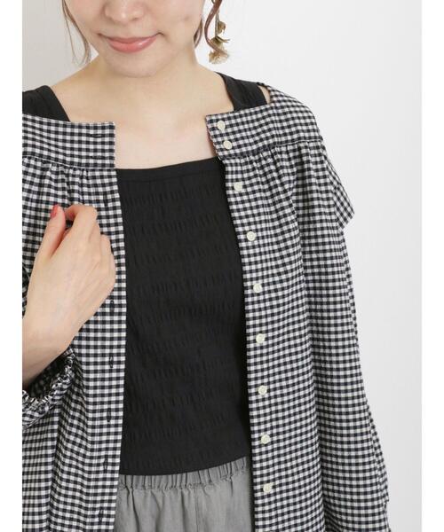 Samansa Mos2（サマンサ モスモス）の「柄アソートスクエアネック