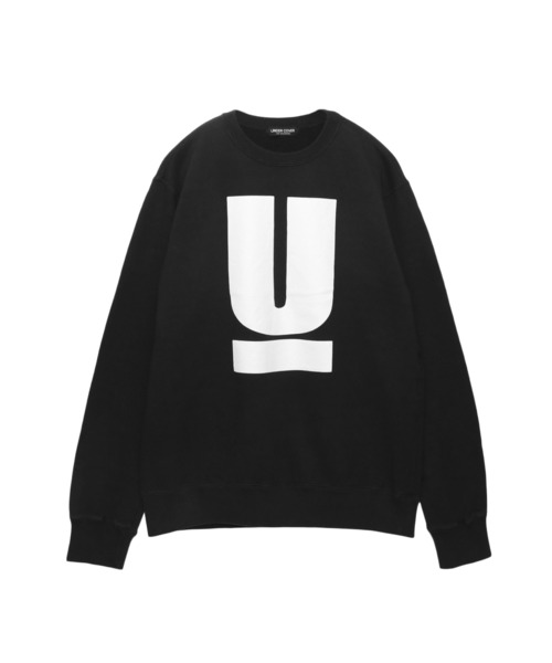 30800円2回使undercoverアンダーカバー再構築スエットトレーナー黒 UNDERCOVER アンダーカバー 02AW 魔女期 ステッチ 総柄