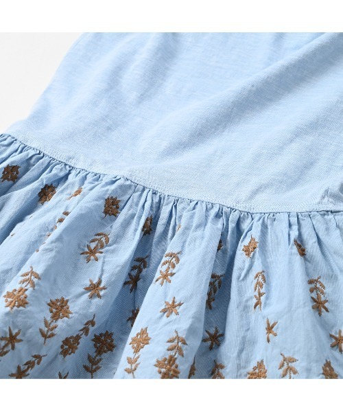 45R(フォーティファイブアール)の「ハケ目カットワークのラッパーパンツ(その他パンツ・レディース・ホワイト/ブラウン・MEDIUM/LARGE)」の10枚目の写真