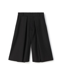 Brown EDITION ウォッシャブルトロタックハーフパンツ EDITION（エディション）の「ウォッシャブルトロ タックハーフパンツ