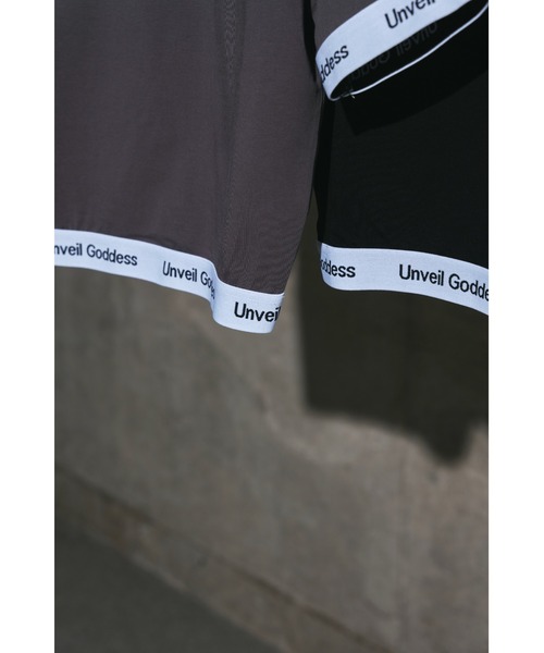 福寿外貌(フクジュガイボウ)の「クロップドミニT(Tシャツ/カットソー・レディース・ブラック/チャコールグレー・FREE)」の11枚目の写真