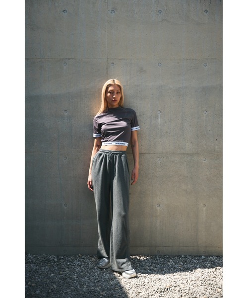 福寿外貌(フクジュガイボウ)の「クロップドミニT(Tシャツ/カットソー・レディース・ブラック/チャコールグレー・FREE)」の7枚目の写真
