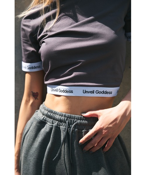 tシャツ クロップドトップス 韓国ファッション レディース