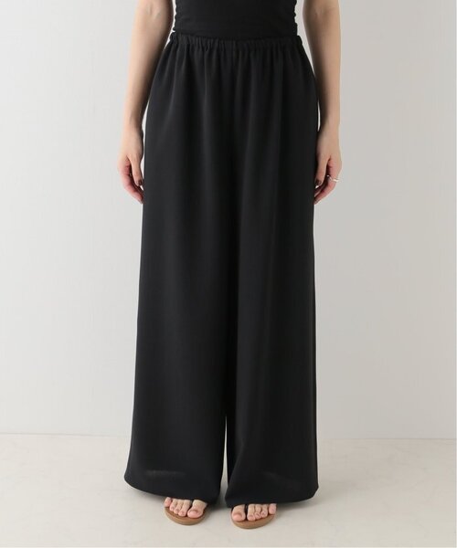 plage(プラージュ)の「《WEB限定追加》Dry Twill Relax パンツ2(スラックス・レディース・ブラック・38/36/34)」の5枚目の写真