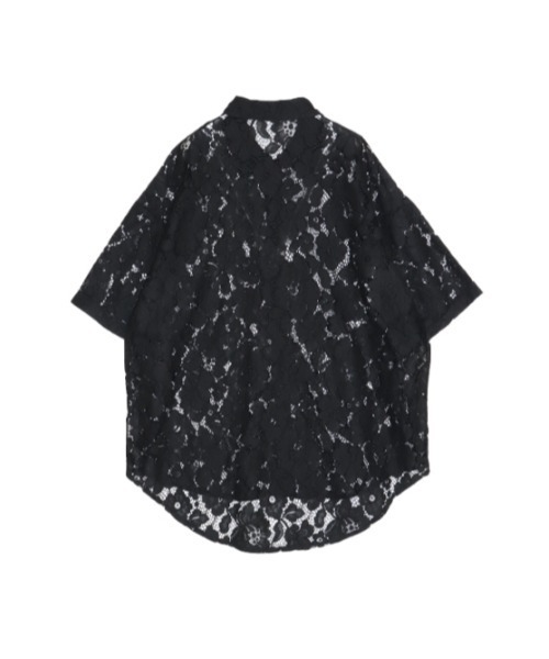 AMAIL（アマイル）の「Lacey half shirt（シャツ/ブラウス・レディース・ホワイト/ピンク/ブラック・FREE）」の16枚目の写真