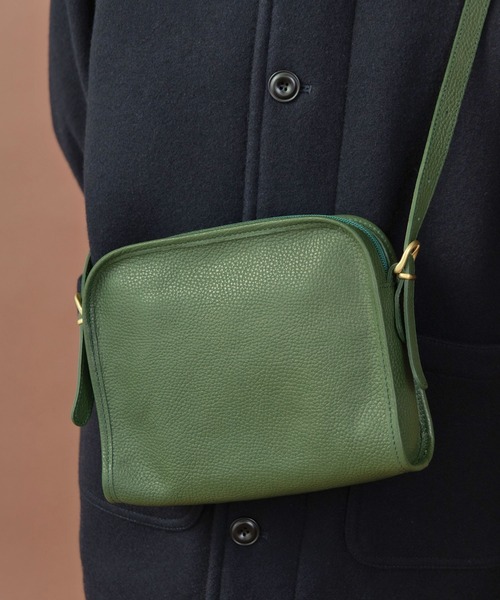 WEB限定】TIDEWAYパイピングレザーショルダー（ショルダーバッグ