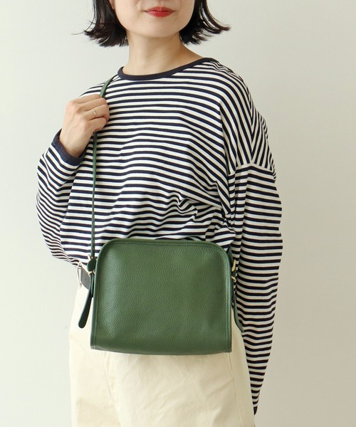 PAR ICI TIDEWAYパイピングレザーショルダー パーリッシィ WEB別注】TIDEWAYパイピングレザーショルダー（ショルダーバッグ