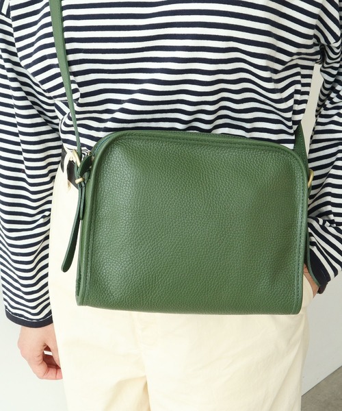 PAR ICI TIDEWAYパイピングレザーショルダー パーリッシィ WEB別注】TIDEWAYパイピングレザーショルダー（ショルダーバッグ
