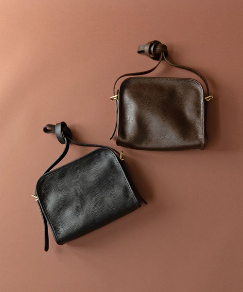 PAR ICI TIDEWAYパイピングレザーショルダー パーリッシィ WEB限定】TIDEWAYパイピングレザーショルダー（ショルダーバッグ