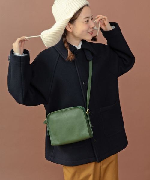 WEB限定】TIDEWAYパイピングレザーショルダー（ショルダーバッグ