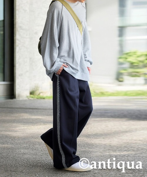 antiqua(アンティカ)の「サイドラインタックパンツ(その他パンツ・レディース・ブラック・R/P)」の11枚目の写真