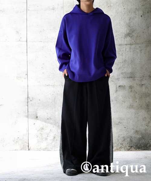 antiqua(アンティカ)の「サイドラインタックパンツ(その他パンツ・レディース・ブラック・R/P)」の19枚目の写真