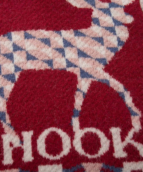 HOOK(フック)の「HOOK -original- 北欧模様パッチワーク風ニット (AW)(ニット/セーター・メンズ・ライトベージュ/モスグリーン/レッド・M/XL/L)」の13枚目の写真