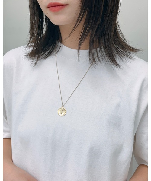 MODISH GAZE(モディシュガゼ)の「【MODISH GAZE】MADE IN JAPAN 半袖Tシャツ(CP)(Tシャツ/カットソー・レディース・ホワイト・M/L/XL)」の7枚目の写真