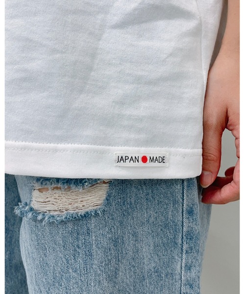 MODISH GAZE(モディシュガゼ)の「【MODISH GAZE】MADE IN JAPAN 半袖Tシャツ(CP)(Tシャツ/カットソー・レディース・ホワイト・M/L/XL)」の6枚目の写真
