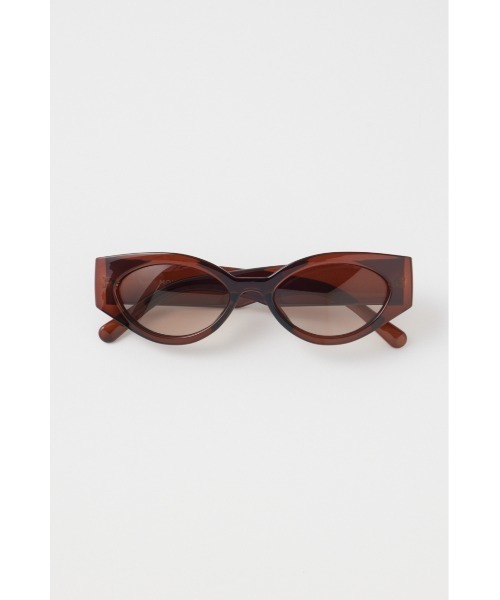 MOUSSY(マウジー)の「WIDE CAT アイウェア(サングラス・レディース・ブラック/ブラウン・FREE)」の1枚目の写真