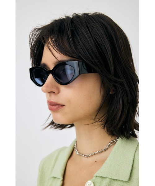 MOUSSY(マウジー)の「WIDE CAT アイウェア(サングラス・レディース・ブラック/ブラウン・FREE)」の13枚目の写真