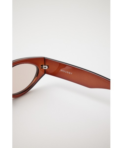 MOUSSY(マウジー)の「WIDE CAT アイウェア(サングラス・レディース・ブラック/ブラウン・FREE)」の11枚目の写真