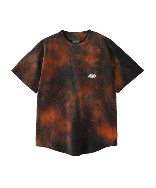 Hombre Nino（オンブレニーニョ）の「Hombre Nino TIE DYE S/S TEE HNK0241-CT0011（Tシャツ/カットソー・メンズ・ブラック/グリーン/オレンジ・L/M）」の2枚目の写真