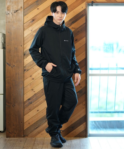 Champion（チャンピオン）の「CHAMPION/チャンピオン シェルパンツ/ロンパン 軽量/はっ水/ストレッチ セットアップ対応 C3-AS204（その他パンツ・メンズ・ブラック/オリーブ/ダークネイビー・M/L/XL）」の8枚目の写真