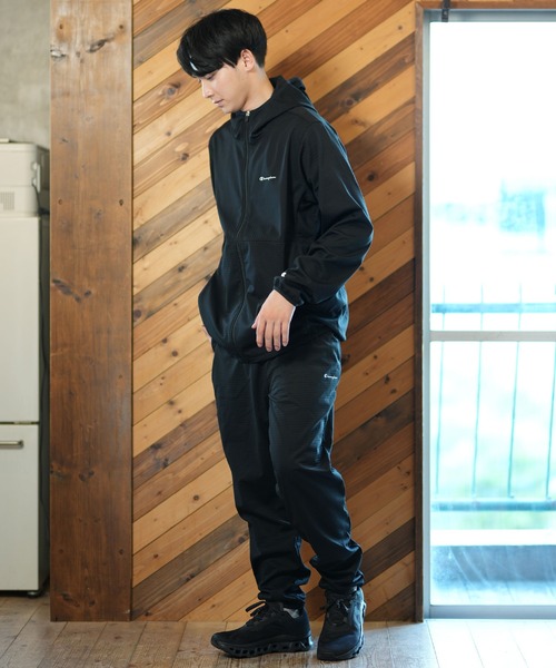 Champion（チャンピオン）の「CHAMPION/チャンピオン シェルパンツ/ロンパン 軽量/はっ水/ストレッチ セットアップ対応 C3-AS204（その他パンツ・メンズ・ブラック/オリーブ/ダークネイビー・M/L/XL）」の9枚目の写真