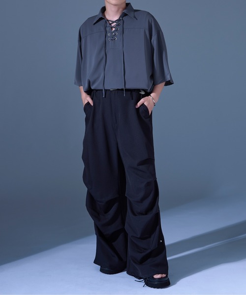 Ellno Loset(エルノロゼット)の「スタッズタックパンツ(その他パンツ・メンズ・ブラック/アッシュグレー・X-SMALL/SMALL/LARGE/MEDIUM)」の17枚目の写真