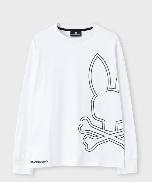Psycho Bunny(サイコバニー)の「ビッグシルエットロゴ ロングスリーブTシャツ(Tシャツ/カットソー・メンズ・ブラック/ホワイト・LARGE/X-LARGE/SMALL/MEDIUM)」の6枚目の写真